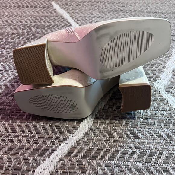 Vivianly Chunky Heel Ankle Boot Sz 9 - Picture 6 of 8